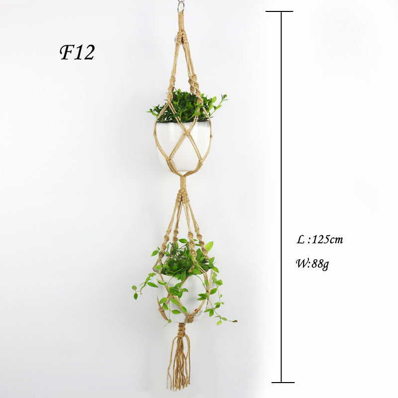 Hanging plant basket door