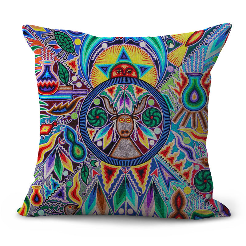 Decorative Pattern Cushion Pastoral Pillow