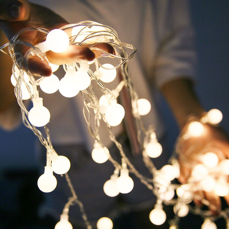led small bulb string lights