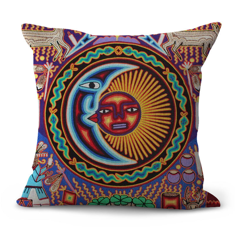 Decorative Pattern Cushion Pastoral Pillow