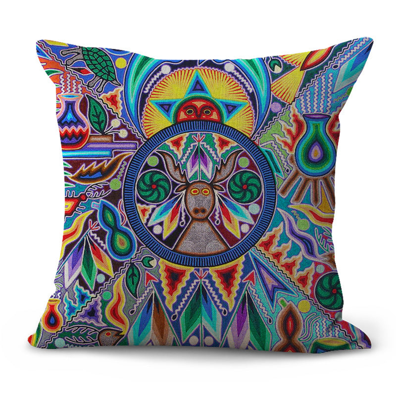 Decorative Pattern Cushion Pastoral Pillow