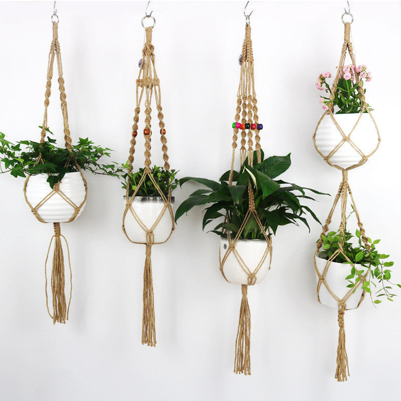 Hanging plant basket door