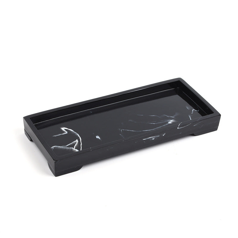 Marble resin tray