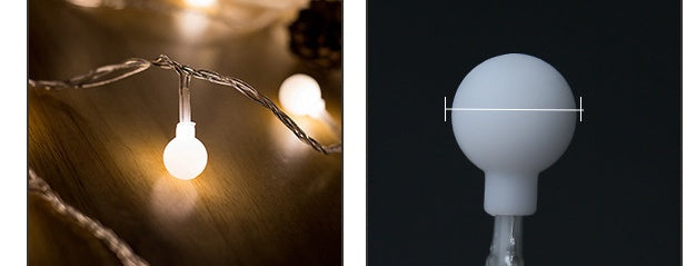 led small bulb string lights