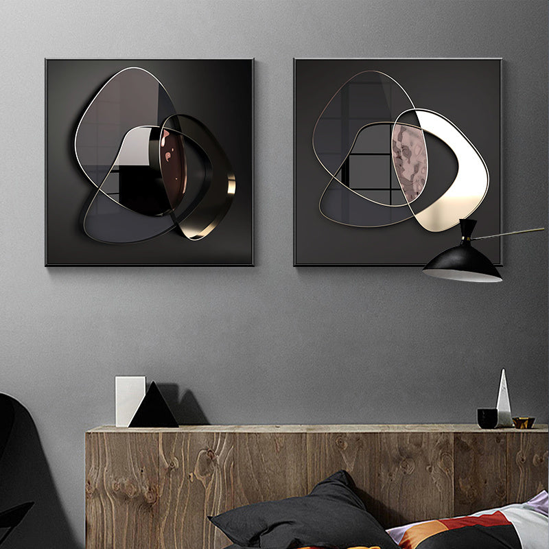 Modern Abstract 3D Metal Wall