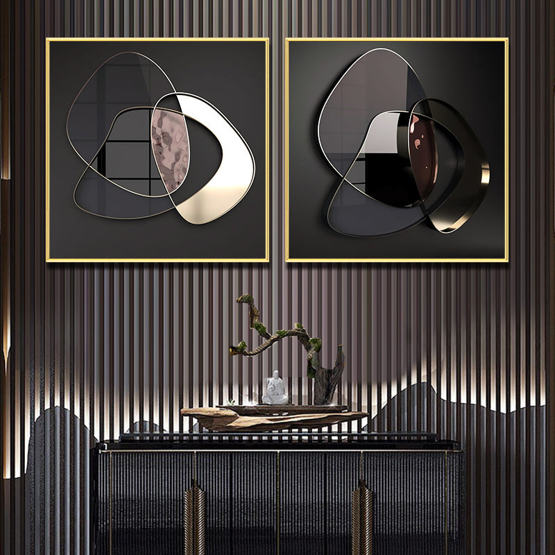 Modern Abstract 3D Metal Wall