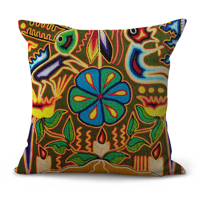 Decorative Pattern Cushion Pastoral Pillow